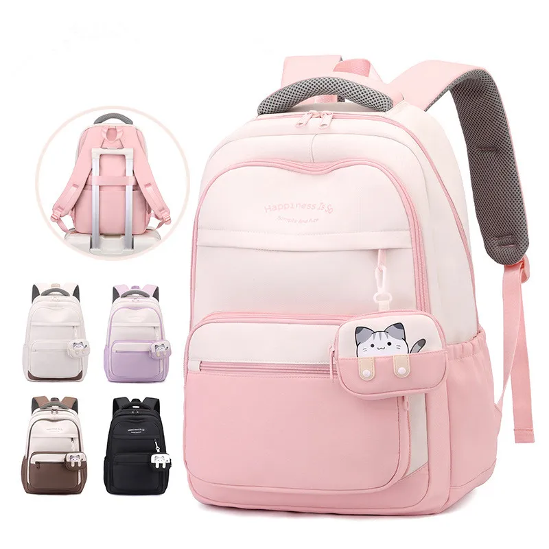 2026 new Lightweight Backpack for girls Large Capacity Cute kitten school bags Suitable for Middle and Elementary School Student
2026 new Lightweight Backpack for girls Large Capacity Cute kitten school bags Suitable for Middle and Elementary School Student