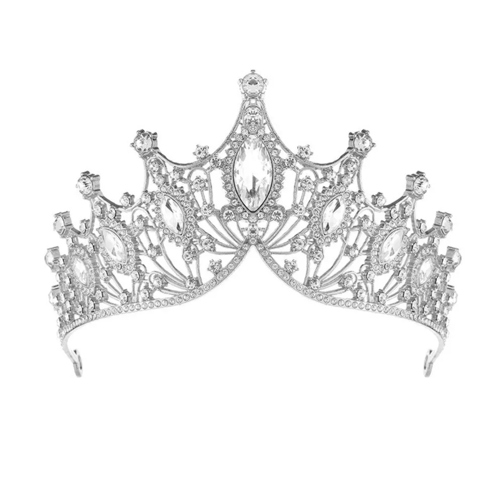 Винтажная корона принцессы со стразами, тиара из сплава в стиле барокко, хрустальная тиара, аксессуары для волос, платье для выпускного вечера, ювелирные изделия, Новый год
Винтажная корона принцессы со стразами, тиара из сплава в стиле барокко, хрустальная тиара, аксессуары для волос, платье для выпускного вечера, ювелирные изделия, Новый год