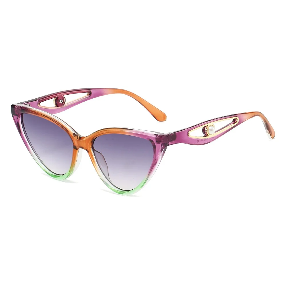 New Luxury Multi Color Gradient Cat Eye Women Sunglasses Personality Hollow Pearl Decoration Design Trendy Men Sun Glasses UV400
New Luxury Multi Color Gradient Cat Eye Women Sunglasses Personality Hollow Pearl Decoration Design Trendy Men Sun Glasses UV400