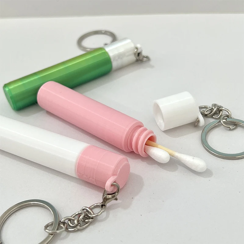 Cotton Swab Storage Box Small Storage Tank With Keychain Portable Toothpick Medicine Box Plastic Cigarette Holder Bag Pendant
Cotton Swab Storage Box Small Storage Tank With Keychain Portable Toothpick Medicine Box Plastic Cigarette Holder Bag Pendant