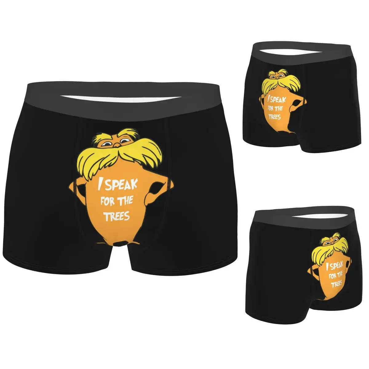 Boxer Underpants Shorts Lorax I Speak For The Trees So Cute Panties Men Comfortable Underwear for Homme Man Boyfriend Gifts
Boxer Underpants Shorts Lorax I Speak For The Trees So Cute Panties Men Comfortable Underwear for Homme Man Boyfriend Gifts