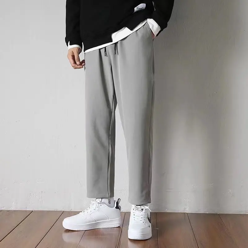 2024 Summer Ice Silk Men'S Summer Thin Fashion Loose and Versatile Quick Dry Casual Pants 9-Point Sports Trousers Boy
2024 Summer Ice Silk Men'S Summer Thin Fashion Loose and Versatile Quick Dry Casual Pants 9-Point Sports Trousers Boy