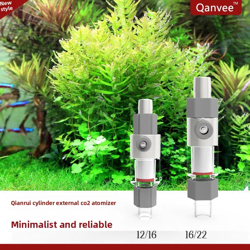 QANVEE CO2 Diffuser for Aquarium-M1/M2 External Atomizer, Anti-Clogging CO2 Dissolver with Check Valve,Fish Tank Carbon Dioxide
QANVEE CO2 Diffuser for Aquarium-M1/M2 External Atomizer, Anti-Clogging CO2 Dissolver with Check Valve,Fish Tank Carbon Dioxide