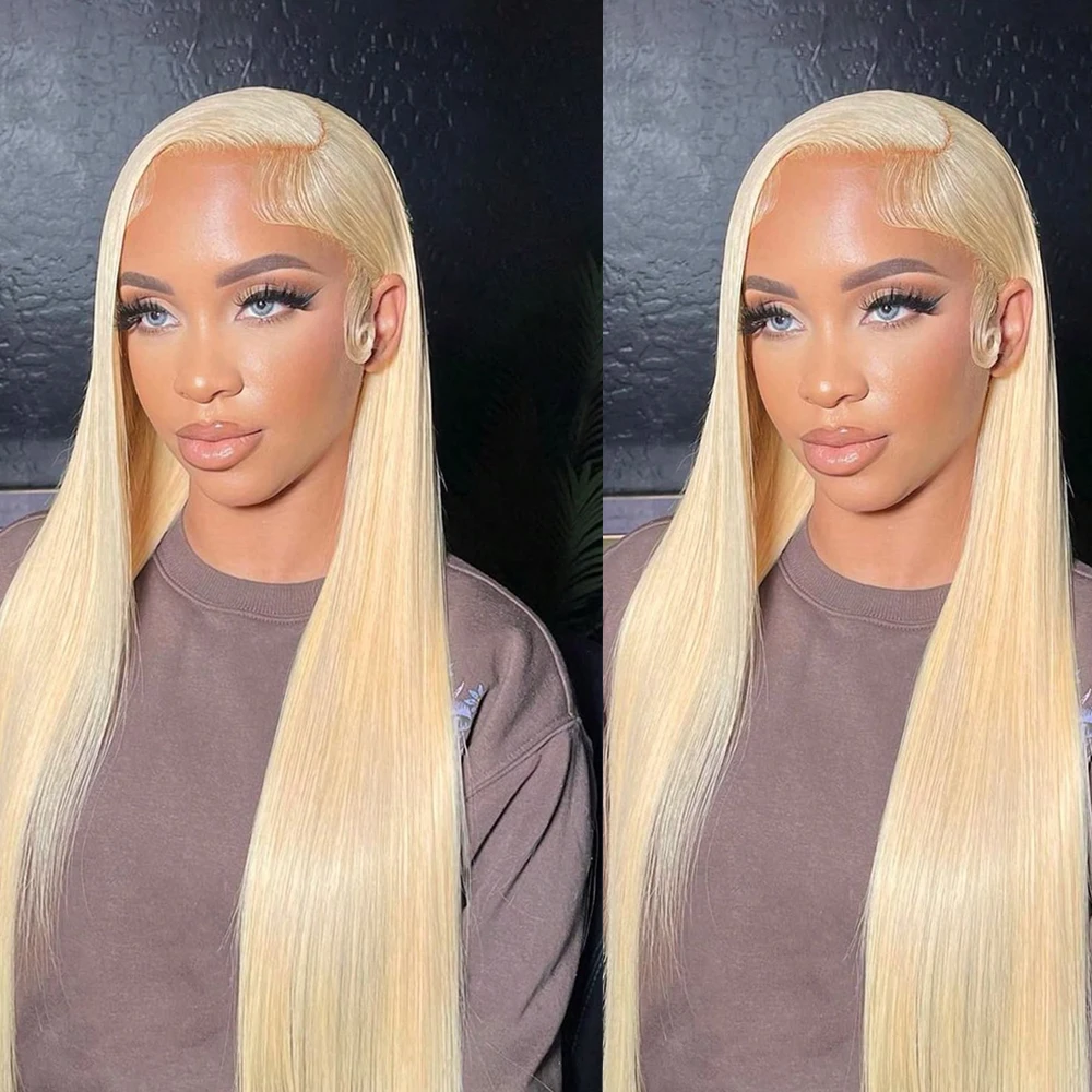 613 Blonde 13x4 180% Density Lace Front Straight Wig 100% Human Hair Pre-Plucked Brazilian Blonde Straight Wig 13x6 Lace Frontal Wig
613 Blonde 13x4 180% Density Lace Front Straight Wig 100% Human Hair Pre-Plucked Brazilian Blonde Straight Wig 13x6 Lace Frontal Wig