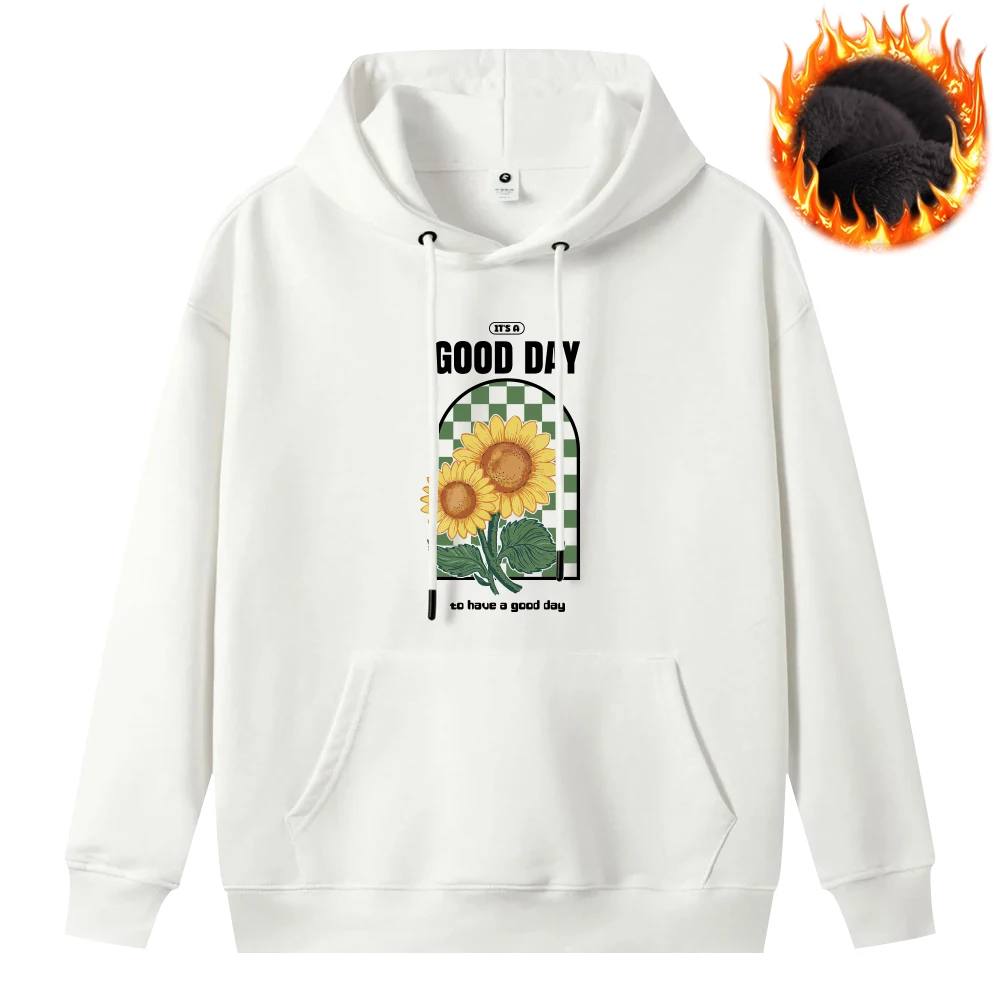 Good Day Sunflower Printed Hoodies Men Women Pullover Couple Wear Autumn Oversize Loose Sweatshirt Warm Cozy Mens Clothing
Good Day Sunflower Printed Hoodies Men Women Pullover Couple Wear Autumn Oversize Loose Sweatshirt Warm Cozy Mens Clothing