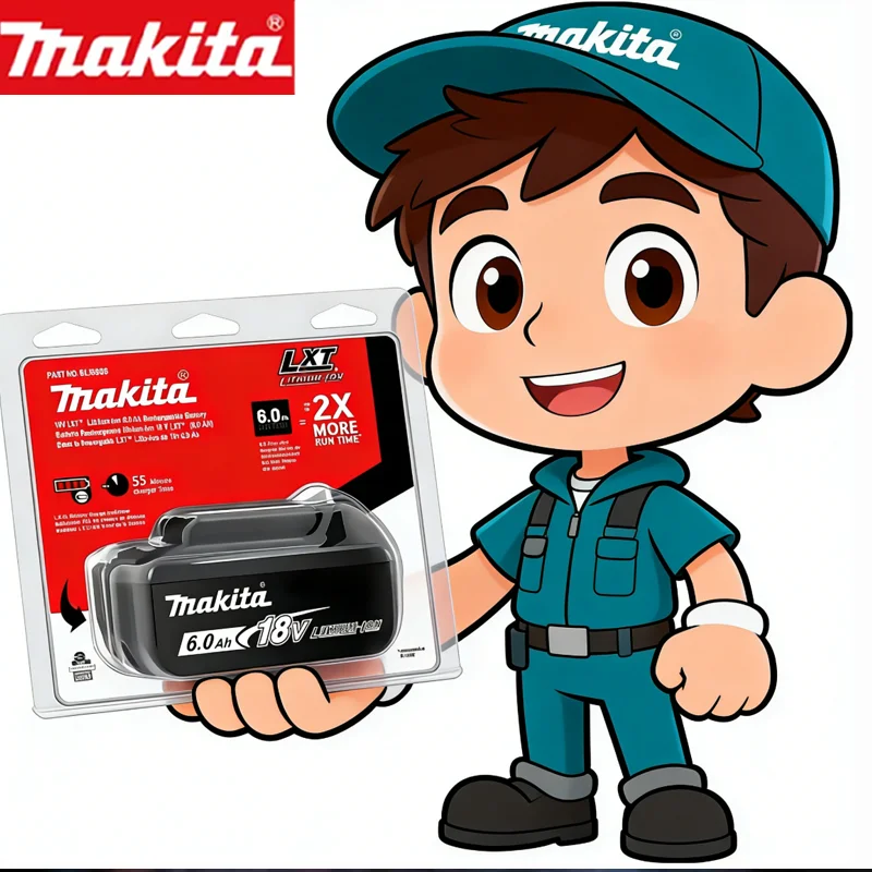 Genuine ️Makita 6Ah for Makita 18V Battery BL1860B BL1840 BL1830B BL1850B BL1850 BL1860 BL1815Replacement LithiumBattery
Genuine ️Makita 6Ah for Makita 18V Battery BL1860B BL1840 BL1830B BL1850B BL1850 BL1860 BL1815Replacement LithiumBattery