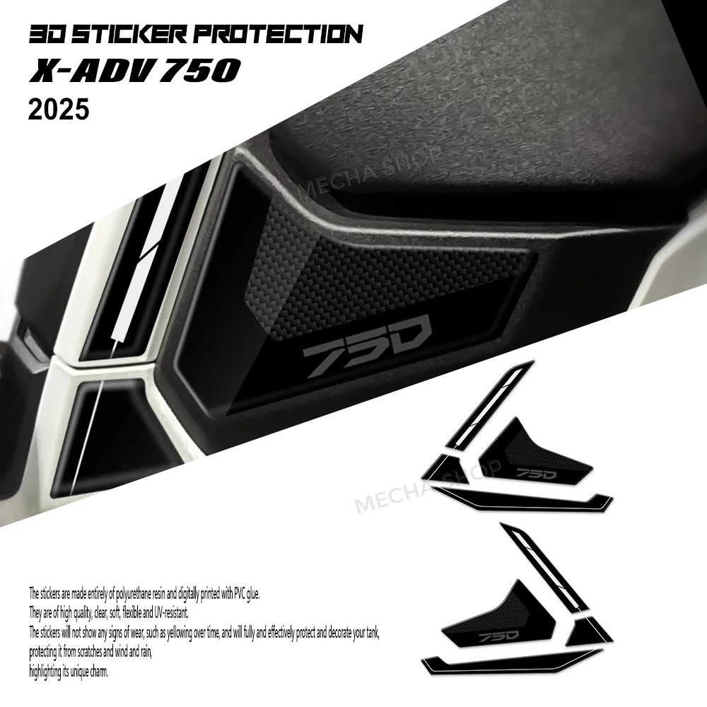 For X-ADV 750 XADV 750 2021 2022 2023 2024 2025 2026 XADV750 2025 Accessories Motorcycle 3D Resin Decal Protection Kit 
For X-ADV 750 XADV 750 2021 2022 2023 2024 2025 2026 XADV750 2025 Accessories Motorcycle 3D Resin Decal Protection Kit