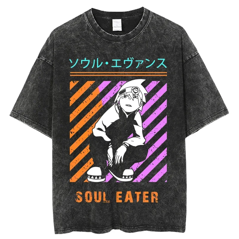 T-Shirt Men Streetwear Anime Soul Eate Graphic T Shirt 2025 Summer Short Sleeve Tshirt Harajuku New Hip Hop Oversize Washed
T-Shirt Men Streetwear Anime Soul Eate Graphic T Shirt 2025 Summer Short Sleeve Tshirt Harajuku New Hip Hop Oversize Washed