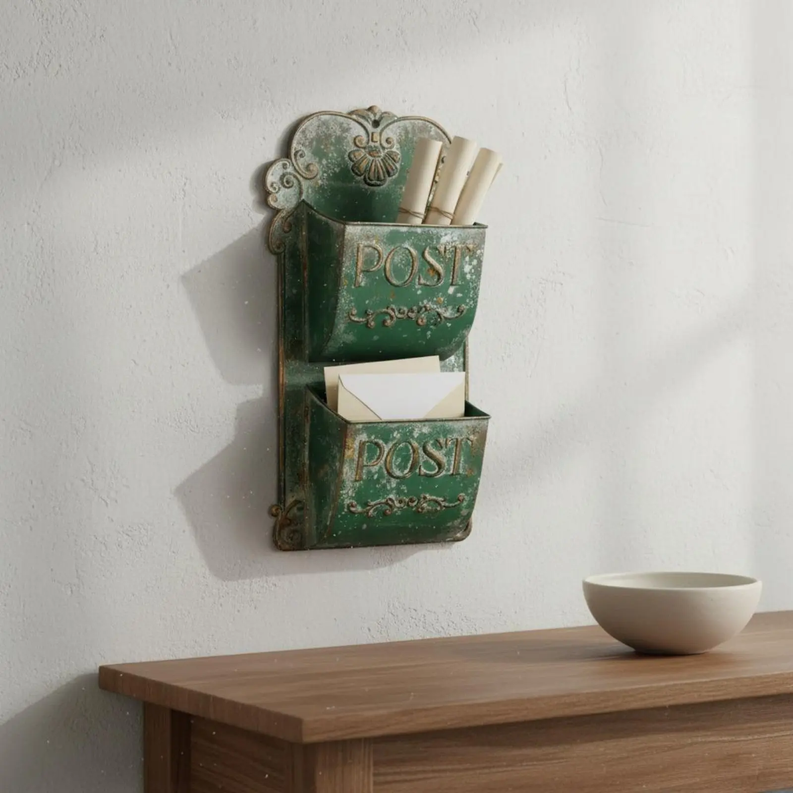 Vintage Mailbox Wall Decor Easy Installation Retro Iron Mailbox Rustic Wall Mail Organizer Multipurpose Home Storage for Garden
Vintage Mailbox Wall Decor Easy Installation Retro Iron Mailbox Rustic Wall Mail Organizer Multipurpose Home Storage for Garden