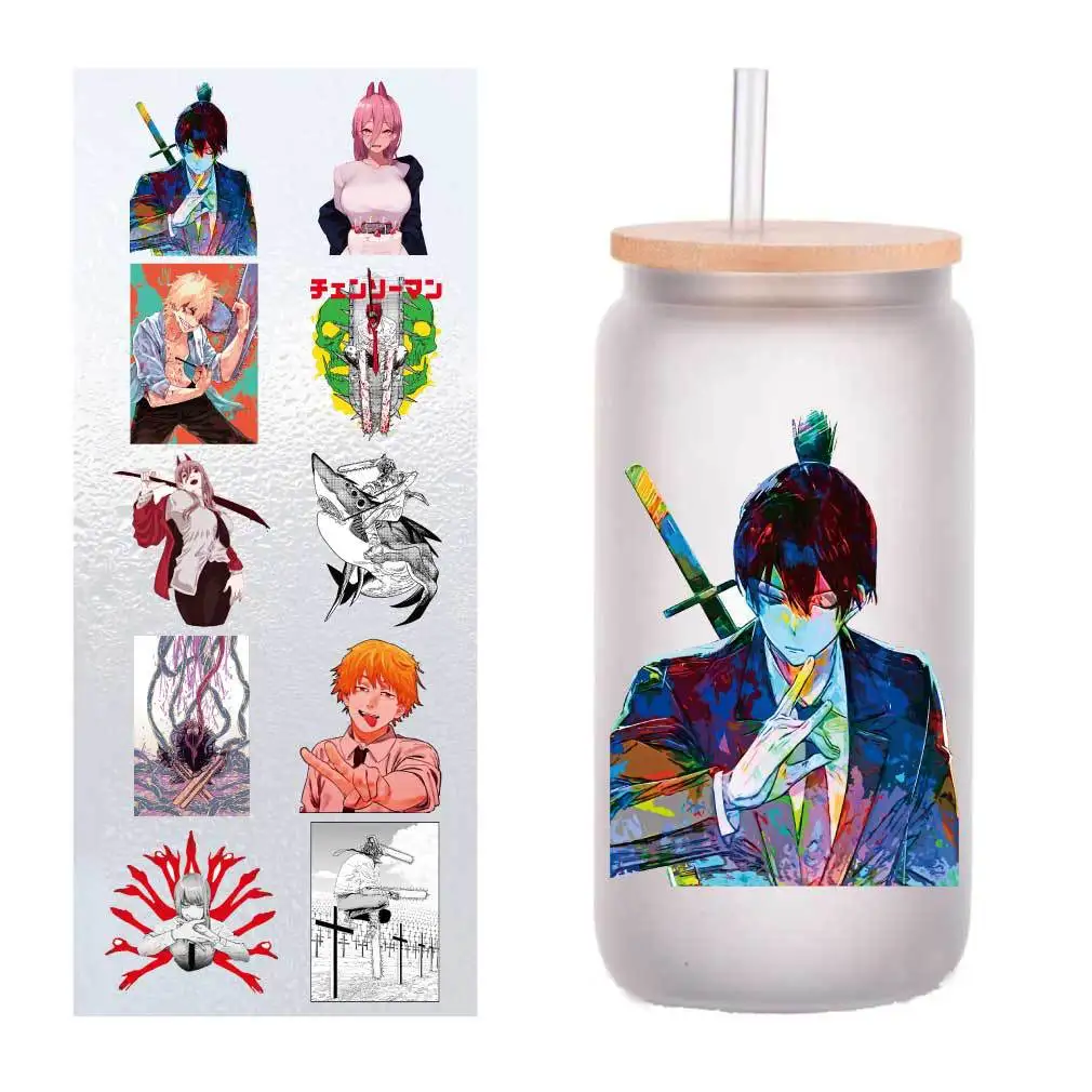 10 pieces/pack chainsaw Volkner UV transfer stickers Crystal label Cup stickers customized four inches.
10 pieces/pack chainsaw Volkner UV transfer stickers Crystal label Cup stickers customized four inches.
