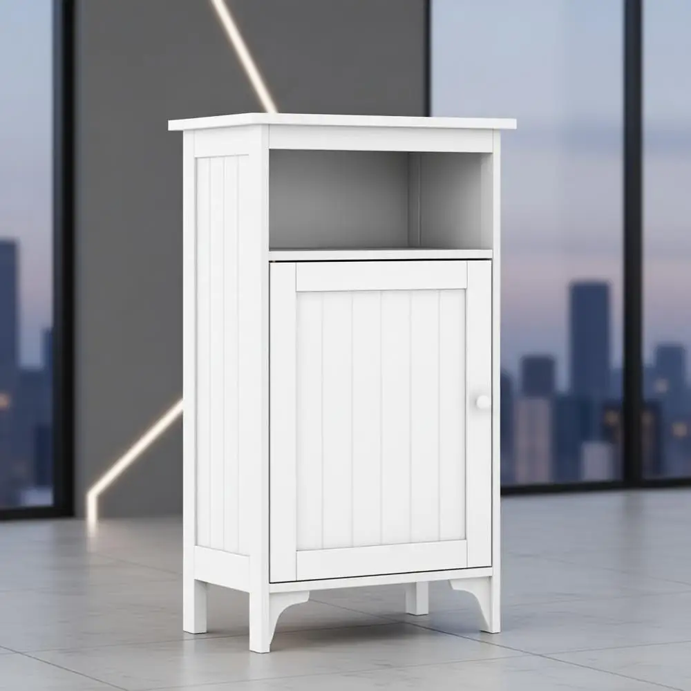 Bathroom Storage Cabinet, Wood Floor Side Cabinet with Doors, Adjustable Shelves, Freestanding Small Cabinets for Bathroom, Laun
Bathroom Storage Cabinet, Wood Floor Side Cabinet with Doors, Adjustable Shelves, Freestanding Small Cabinets for Bathroom, Laun