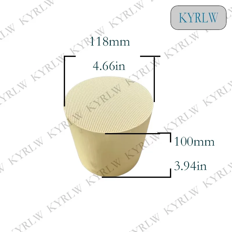 Exhaust System Three Way Catalyst Euro 3/4/5 118*100mm 400CPSI Ceramic Honeycomb Catalytic Converter
Exhaust System Three Way Catalyst Euro 3/4/5 118*100mm 400CPSI Ceramic Honeycomb Catalytic Converter