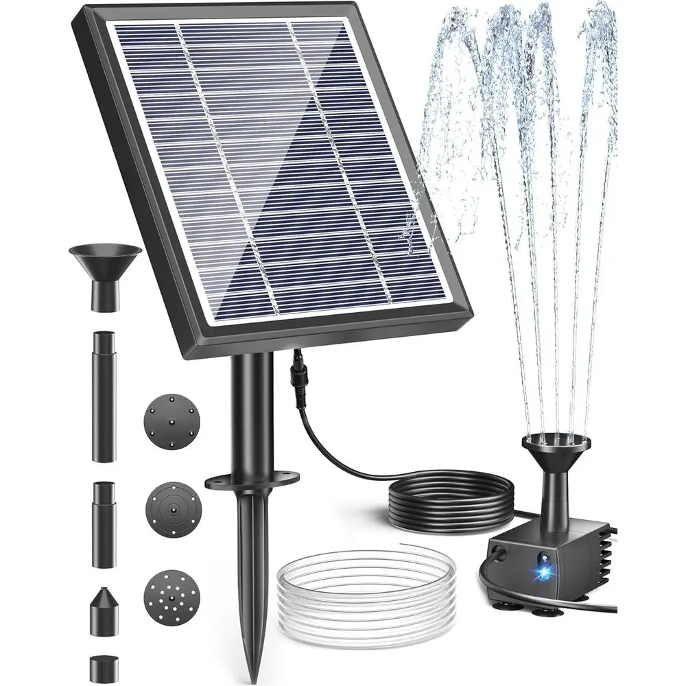 Mountain or Bird Bath, Outdoor Water Pump with 4-Tier Turbining Bird Bath, Small Pond and Fish Tank
Mountain or Bird Bath, Outdoor Water Pump with 4-Tier Turbining Bird Bath, Small Pond and Fish Tank