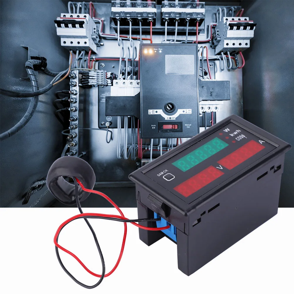 Meter DL69-2047 5 In-1 Multi Function Energy Meter Voltmeter Ammeter Power Factor Power Meter Energy Meter Voltage Meter
Meter DL69-2047 5 In-1 Multi Function Energy Meter Voltmeter Ammeter Power Factor Power Meter Energy Meter Voltage Meter