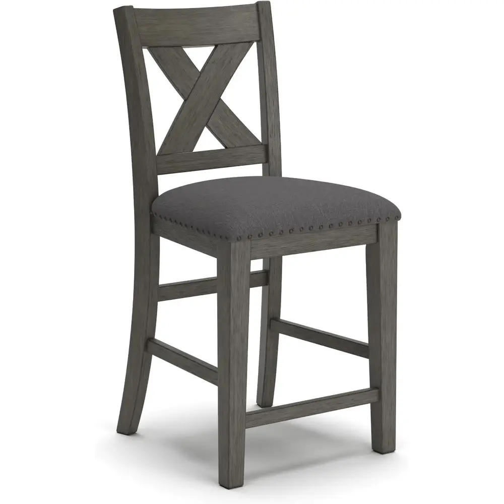 Барный стул Caitbrook Rustic с мягкой обивкой, высотой 24,63 дюйма, серый, комплект из 2 штук.
Барный стул Caitbrook Rustic с мягкой обивкой, высотой 24,63 дюйма, серый, комплект из 2 штук.