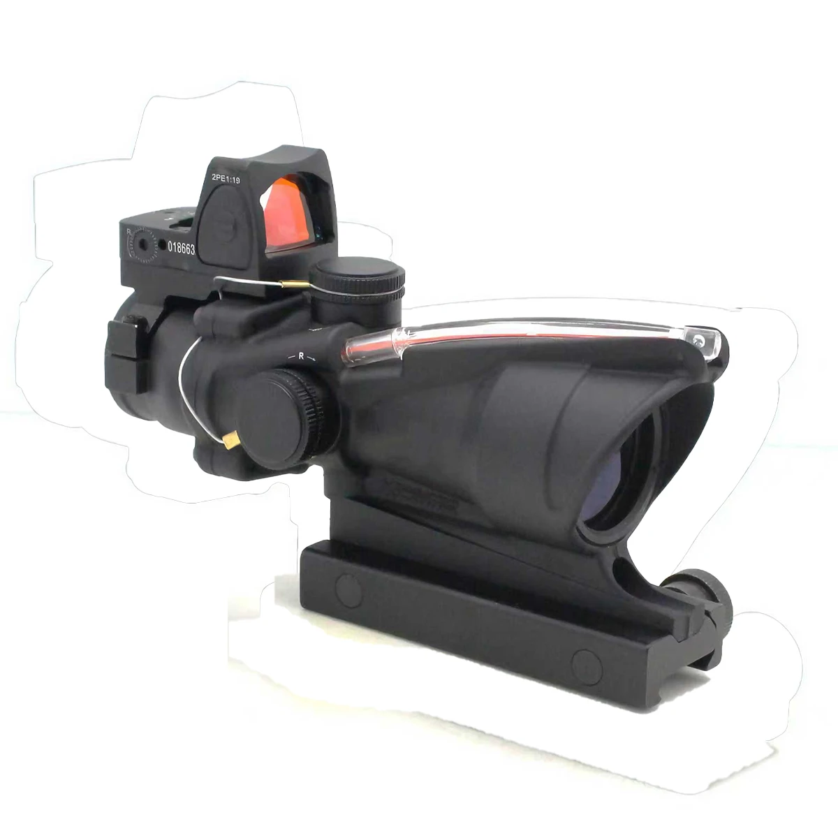 4x32 Triangle Fiber Glass Etching Optics Magnify Hunting Collimator Sight
4x32 Triangle Fiber Glass Etching Optics Magnify Hunting Collimator Sight