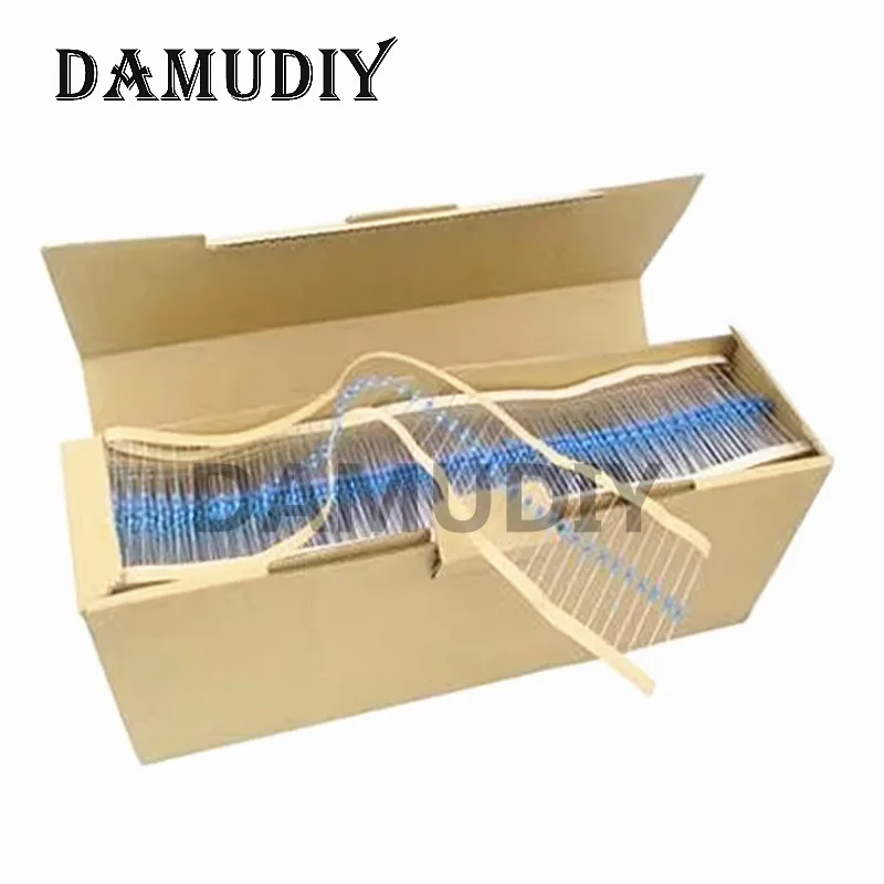 2000pcs/Lot 1/2W Metal Film Resistor 1R-2.2M 100R 220R 330R 1K 1.5K 3.3K 4.7K 10K 22K 47K 100K 220 330 1K5 2K2 3K3 4K7 ohm 0.5W
2000pcs/Lot 1/2W Metal Film Resistor 1R-2.2M 100R 220R 330R 1K 1.5K 3.3K 4.7K 10K 22K 47K 100K 220 330 1K5 2K2 3K3 4K7 ohm 0.5W