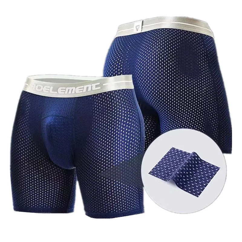 Mens Boxers Shorts Ice Silk Mesh Underwear Man Breathable Middle Waist U Convex Pouch Underpants ropa interior homme XL-6XL
Mens Boxers Shorts Ice Silk Mesh Underwear Man Breathable Middle Waist U Convex Pouch Underpants ropa interior homme XL-6XL