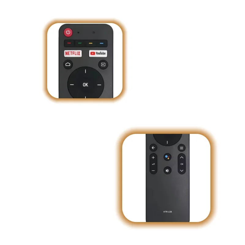HTR-U28 Voice Remote Control for Haier Android Smart TV H50S6UG H55S6UG H65S6UG LE40K6600G
HTR-U28 Voice Remote Control for Haier Android Smart TV H50S6UG H55S6UG H65S6UG LE40K6600G