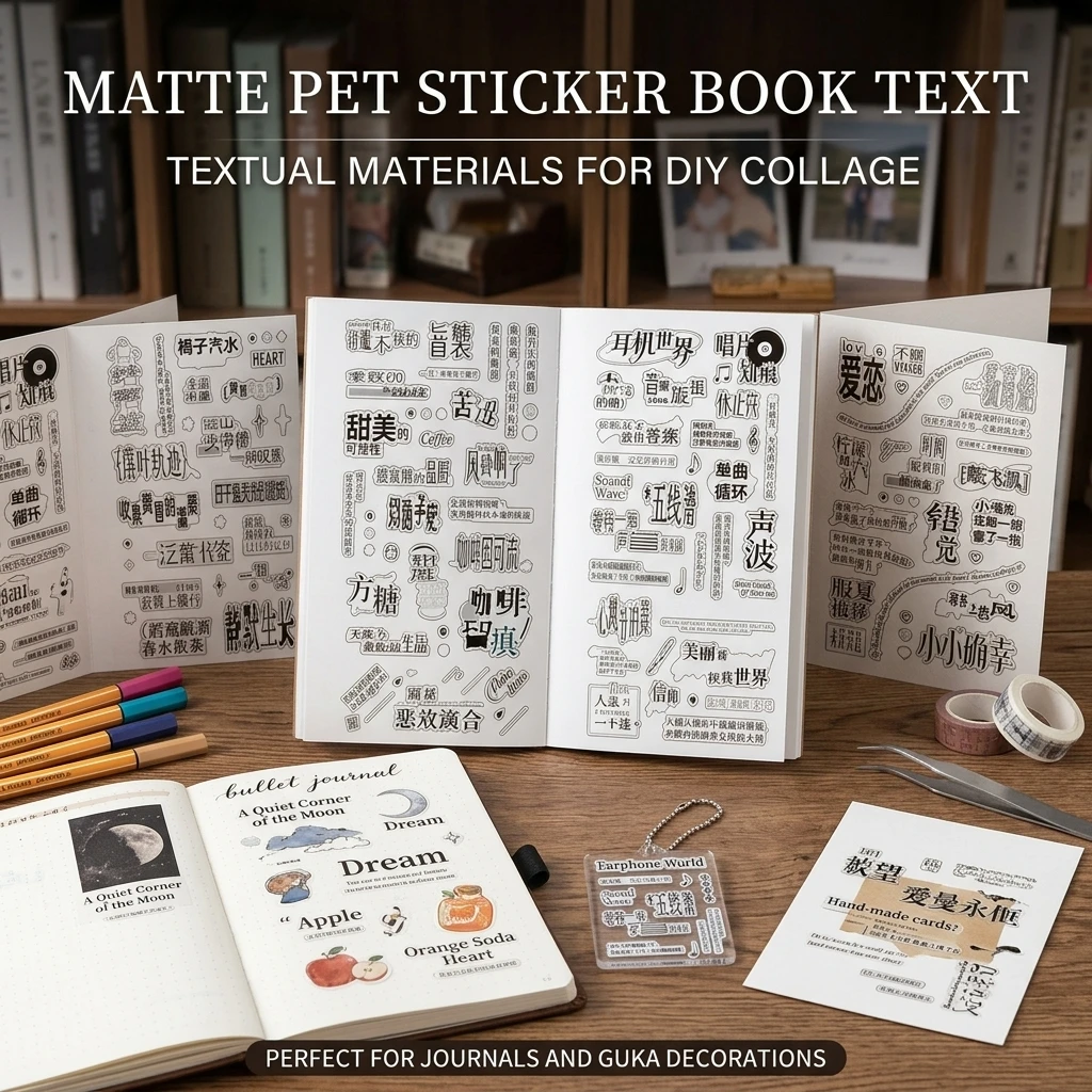 Sticker Books With Pre Cut Designs For DIY Journaling Scrapbooking
Sticker Books With Pre Cut Designs For DIY Journaling Scrapbooking