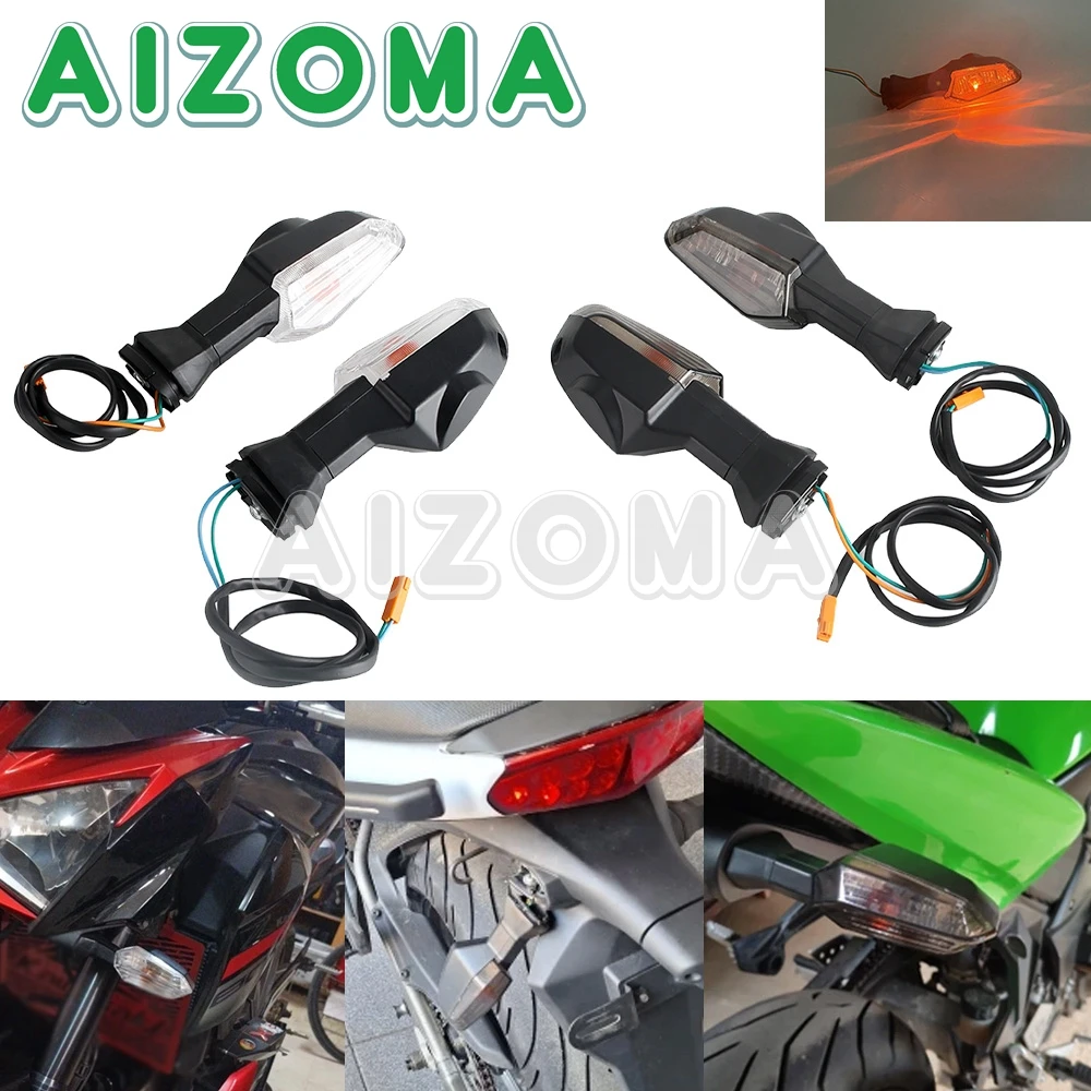 Motorcycle LED Front Rear Amber Turn Signal Light 12V/10W For KAWASAKI Z 250 300 750 800 1000 KLE Versys 1000 650 ZRX 1200 ER-6N
Motorcycle LED Front Rear Amber Turn Signal Light 12V/10W For KAWASAKI Z 250 300 750 800 1000 KLE Versys 1000 650 ZRX 1200 ER-6N