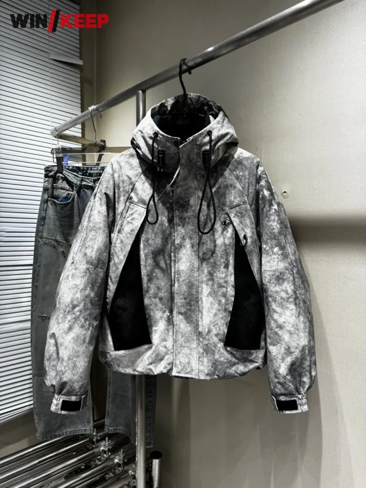 Men Warm Hooded White Duck Down down Jacket Outdoor Windbreaker Waterproof Hiking Loose Fit Man Camping Coat Thick Sportswear
Men Warm Hooded White Duck Down down Jacket Outdoor Windbreaker Waterproof Hiking Loose Fit Man Camping Coat Thick Sportswear