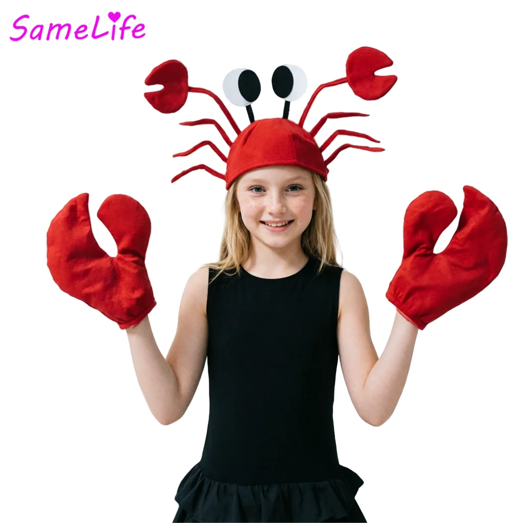 Funny Cute Crab Claws Lobster Hat Cosplay Fantasy Cap Stage Costume Disguise Accessories Halloween Women Men Roleplay Prop
Funny Cute Crab Claws Lobster Hat Cosplay Fantasy Cap Stage Costume Disguise Accessories Halloween Women Men Roleplay Prop