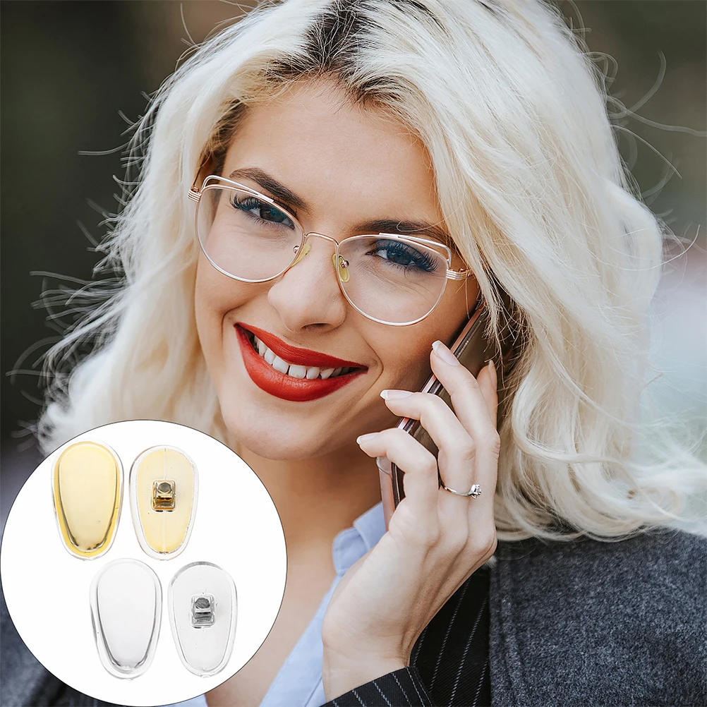 12Pairs Glasses Nose Pieces Oval Non-Sliding Soft Silicone Pads for Eyewear Frame Fit All-Day Wear Comfort Eyeglasses Supplies
12Pairs Glasses Nose Pieces Oval Non-Sliding Soft Silicone Pads for Eyewear Frame Fit All-Day Wear Comfort Eyeglasses Supplies