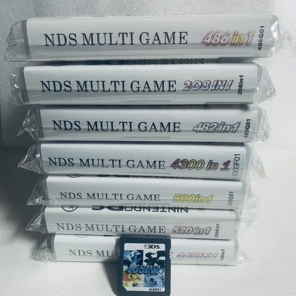 Retro Game Collection 500in1 482in1 520in1 4300in1 468in1 23in1 208in1 NDS Game Card Compatible with 3DS NDS Console
Retro Game Collection 500in1 482in1 520in1 4300in1 468in1 23in1 208in1 NDS Game Card Compatible with 3DS NDS Console
