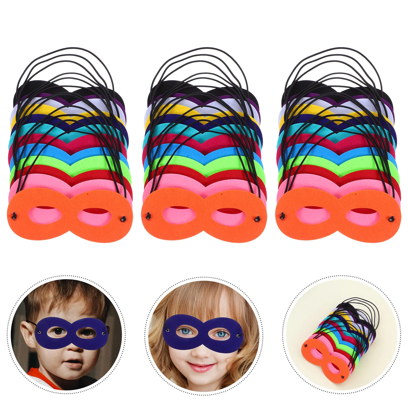 36 Pcs Superhero Mask Masquerade Eye Kids Blindfold Face for Halloween Costumes
36 Pcs Superhero Mask Masquerade Eye Kids Blindfold Face for Halloween Costumes