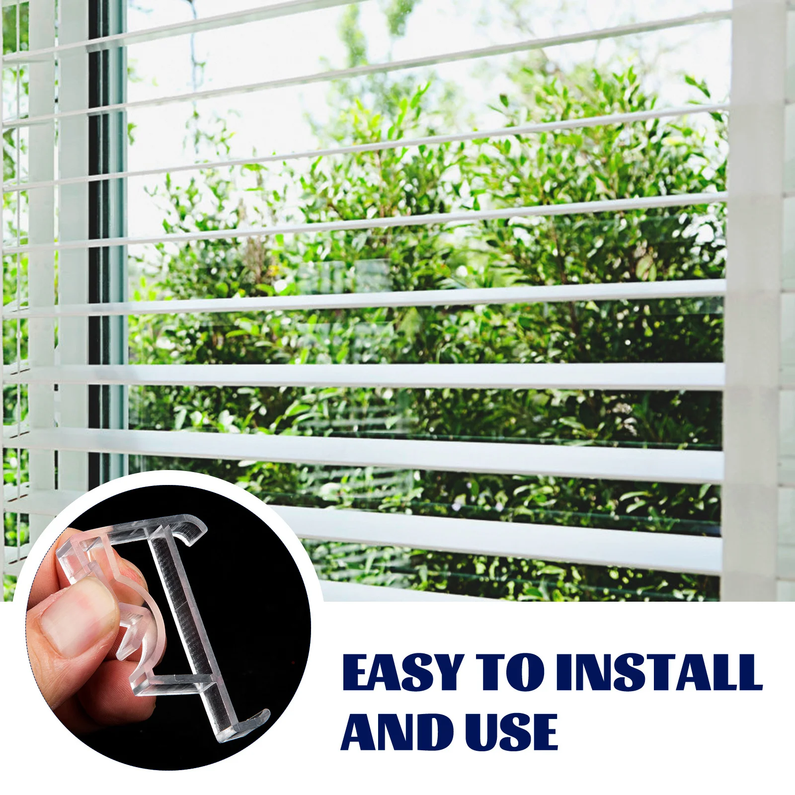 2Sets Valance Clips Wear-Resistant Household Blind Clamps Replaceable Plastic Blind Clamps Clear Curtain Accessories
2Sets Valance Clips Wear-Resistant Household Blind Clamps Replaceable Plastic Blind Clamps Clear Curtain Accessories