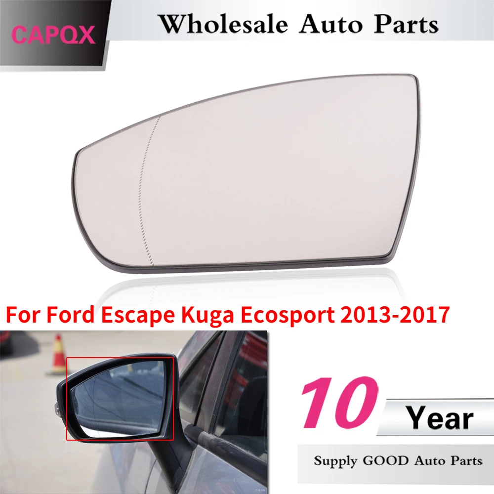 Внешнее зеркало заднего вида CAPQX для Ford Escape Kuga Ecosport 2013 2015 2016 2017, стекло для зеркала заднего вида с электрическим подогревом
Внешнее зеркало заднего вида CAPQX для Ford Escape Kuga Ecosport 2013 2015 2016 2017, стекло для зеркала заднего вида с электрическим подогревом