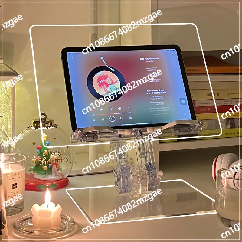 Стильная универсальная регулируемая подставка для чтения из прозрачного акрила, подставка для планшета iPad.
Стильная универсальная регулируемая подставка для чтения из прозрачного акрила, подставка для планшета iPad.