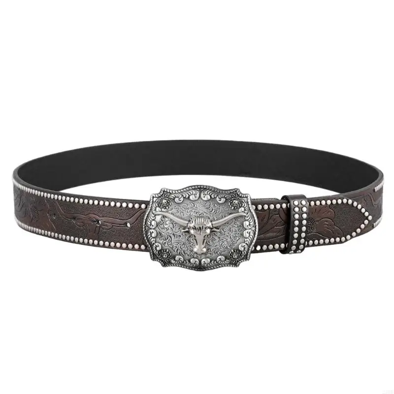 23GE Metal Buckle Belt Men Women Unisex Western PU Belt Fashion Teens Boy Waistband
23GE Metal Buckle Belt Men Women Unisex Western PU Belt Fashion Teens Boy Waistband