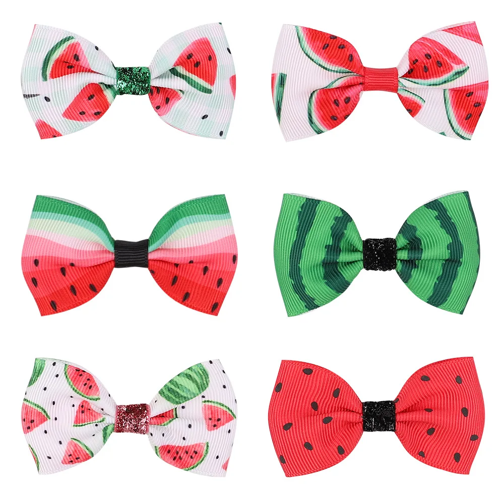 Western New Arrival Fruit Printed Bow Hair Clips Baby Watermelon Bangs Clips Fresh Style Kids Hair Accessories
Western New Arrival Fruit Printed Bow Hair Clips Baby Watermelon Bangs Clips Fresh Style Kids Hair Accessories