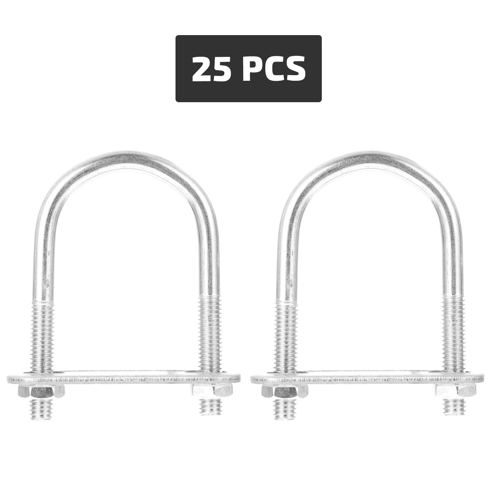 25 Pcs U Shaped Tube Clips Stainless Steel Pipe Clamps Greenhouse Accessories Easy Install Long Lasting Durable Safe Practical 
25 Pcs U Shaped Tube Clips Stainless Steel Pipe Clamps Greenhouse Accessories Easy Install Long Lasting Durable Safe Practical