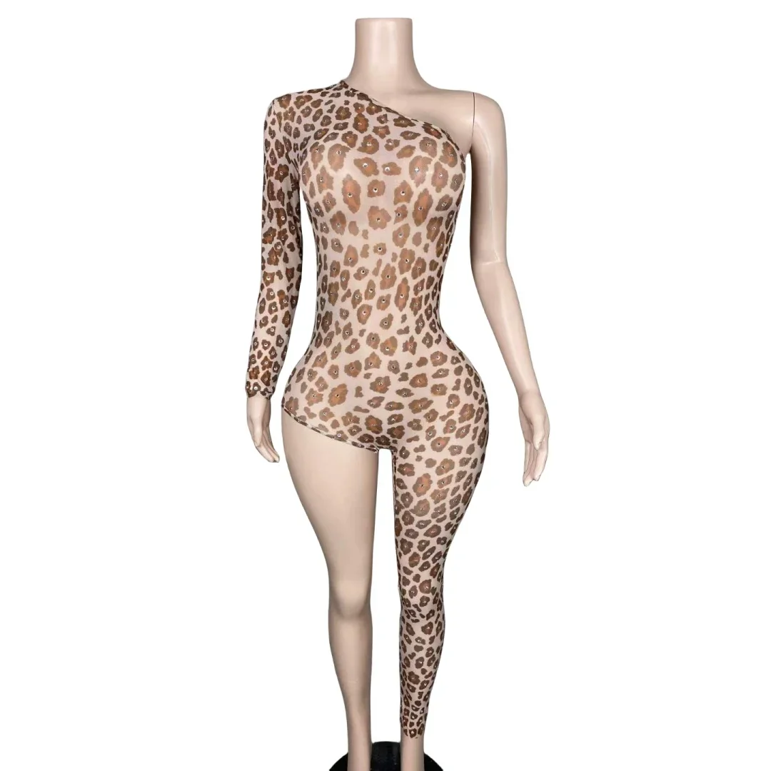 Leopard Brown Sexy Jumpsuits Women Rave Halloween Carnival Drag Queen Outfits Cosplay Party Clothing Stage Drag Queen Costumes
Leopard Brown Sexy Jumpsuits Women Rave Halloween Carnival Drag Queen Outfits Cosplay Party Clothing Stage Drag Queen Costumes