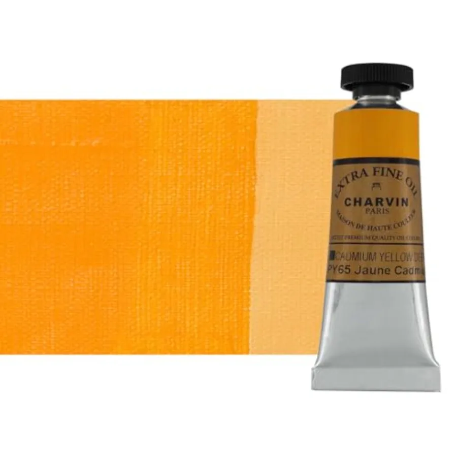 Extra Fine Oil Paint, Cadmium Yellow Deep 20 mL - Triple-Milled, Rich Texture, Poppy Oil-Based, Light-Fast, Handmade, Archival
Extra Fine Oil Paint, Cadmium Yellow Deep 20 mL - Triple-Milled, Rich Texture, Poppy Oil-Based, Light-Fast, Handmade, Archival