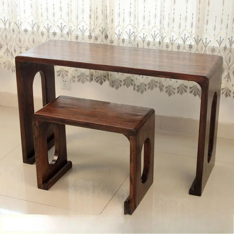 Wooden guqin table and stool overall antique piano table resonance solid wood tea table Sinology guzheng calligraphy
Wooden guqin table and stool overall antique piano table resonance solid wood tea table Sinology guzheng calligraphy