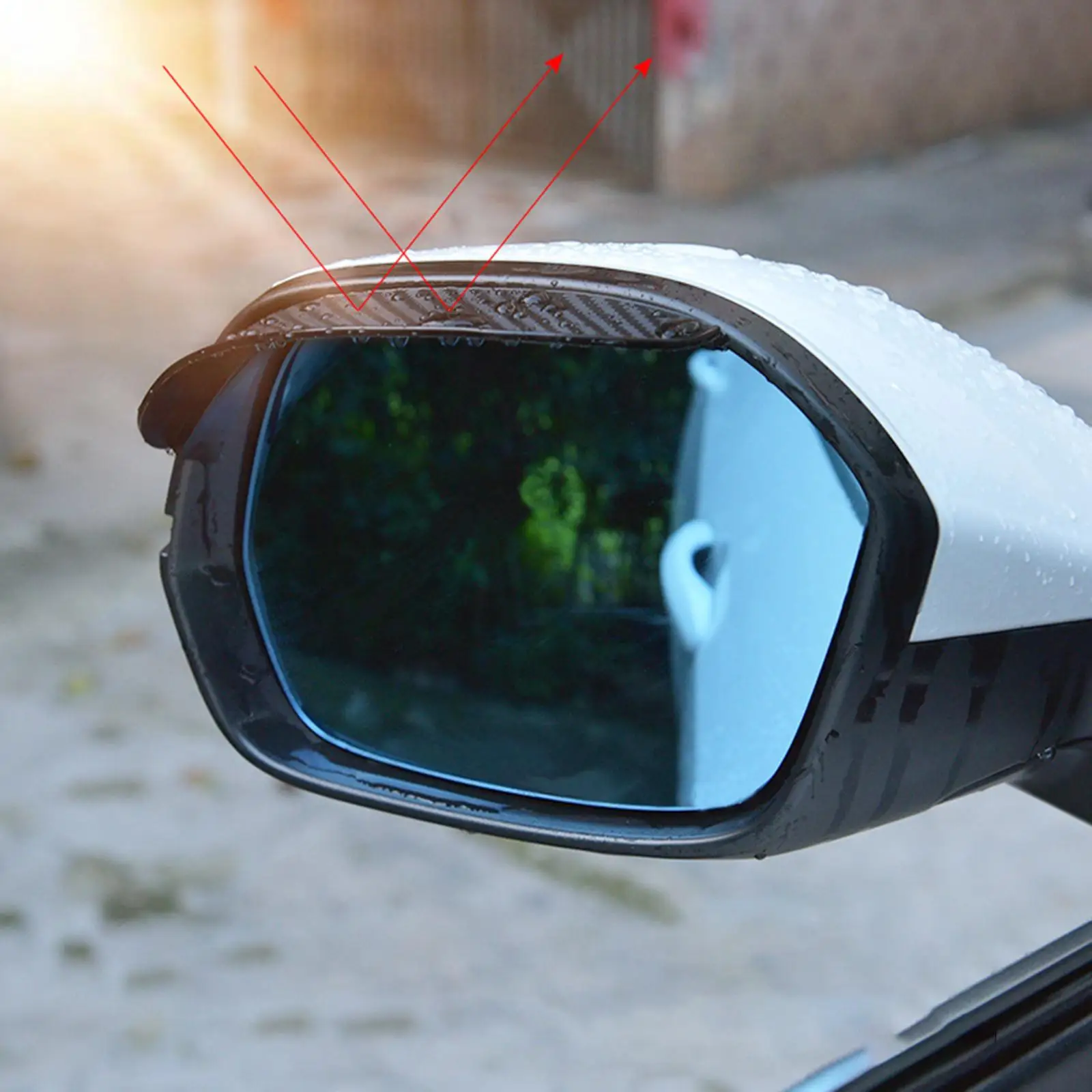 Water Resistant Side Mirror Visor Guard Car Mirror Rain Shield Easy Install for Safe Driving
Water Resistant Side Mirror Visor Guard Car Mirror Rain Shield Easy Install for Safe Driving