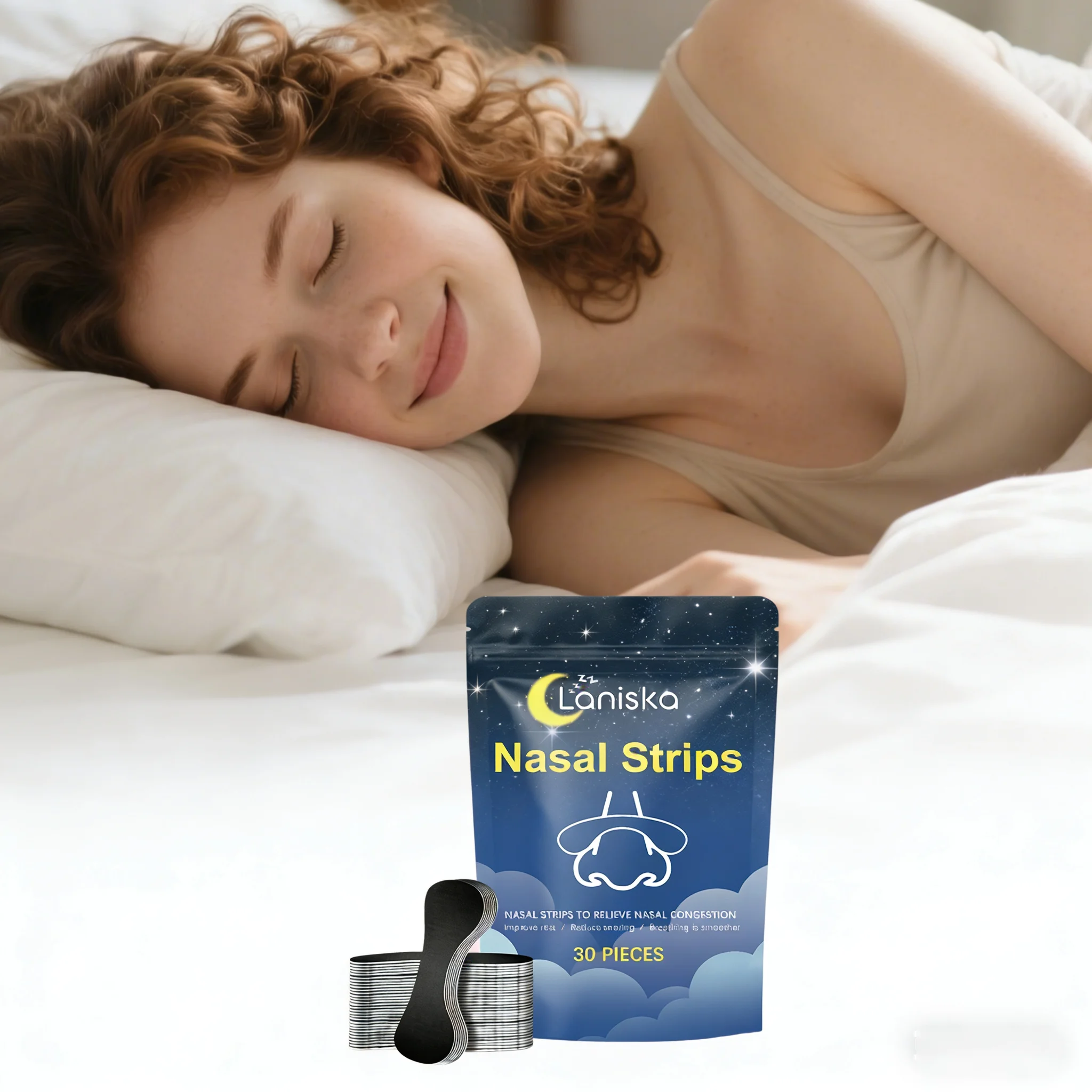 Anti Snoring Nose Patches Nose Breathing Correction Better Breathing Boost Oxygen Intake Enhanced Adhesion Sports Nasal Strips
Anti Snoring Nose Patches Nose Breathing Correction Better Breathing Boost Oxygen Intake Enhanced Adhesion Sports Nasal Strips