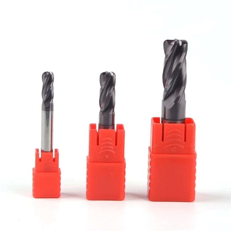Концевая фреза с угловым радиусом HRC62 R Bullnose 4-флейтовая R0.5 R1 Фреза из карбида вольфрама с ЧПУ Инструмент для обработки поверхности металла
Концевая фреза с угловым радиусом HRC62 R Bullnose 4-флейтовая R0.5 R1 Фреза из карбида вольфрама с ЧПУ Инструмент для обработки поверхности металла