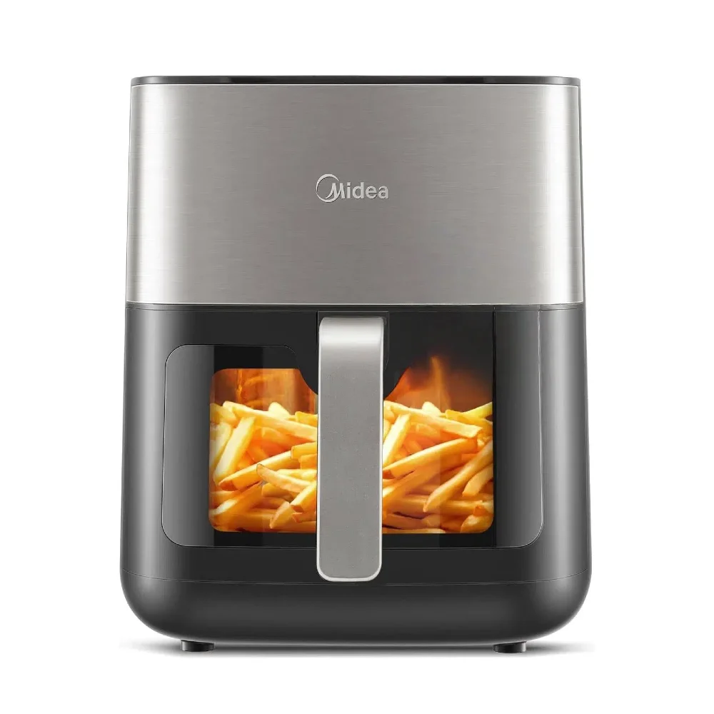 Midea 6.5L Air Frye Healthy Oil-Free Cooking Adjustable Temp & Timer Rapid Air Circulation Removable Non-Stick Basket Energy
Midea 6.5L Air Frye Healthy Oil-Free Cooking Adjustable Temp & Timer Rapid Air Circulation Removable Non-Stick Basket Energy