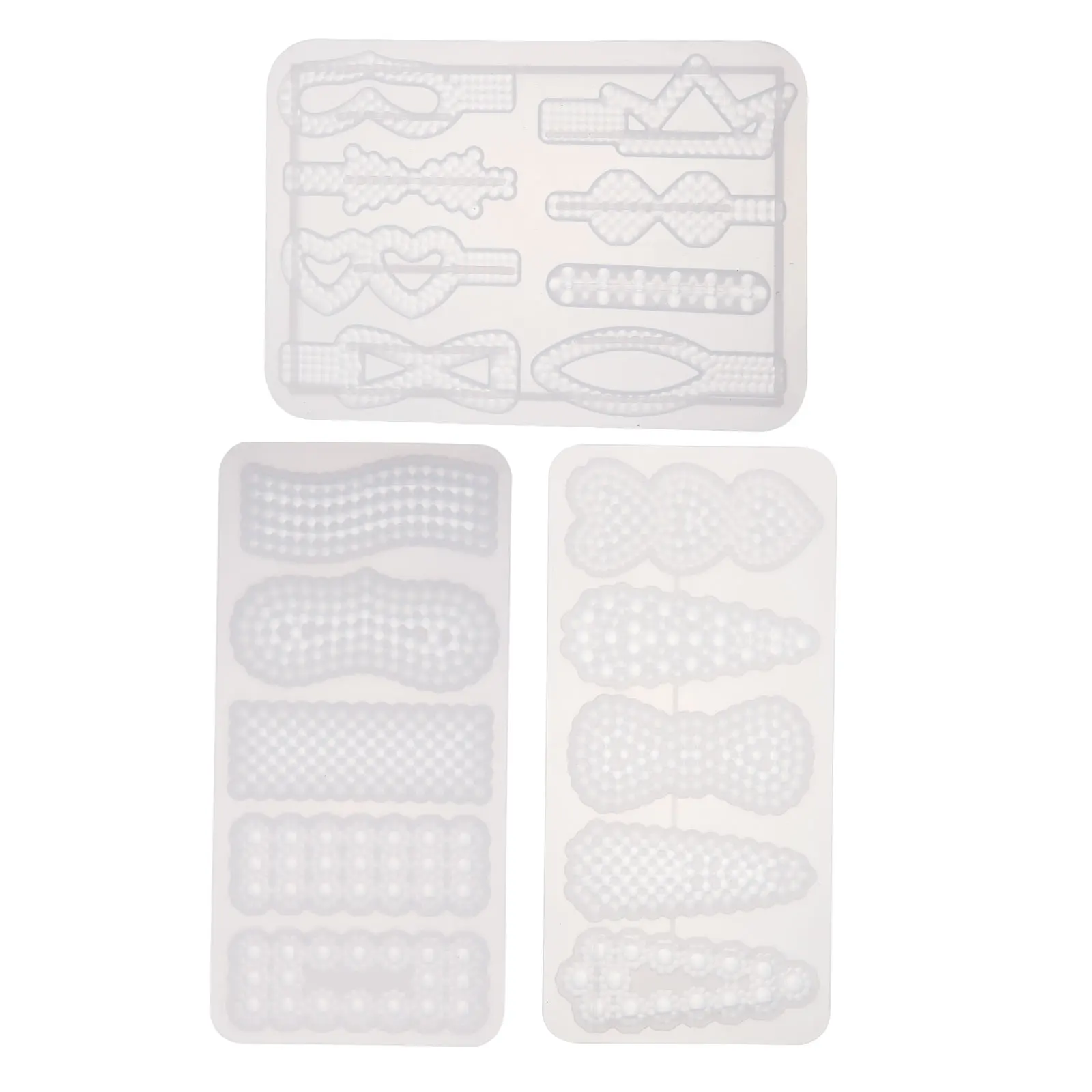 3 Pcs Hairpin Silicone Mold Epoxy Casting Molds Clip Barrette DIY Headdress Accessories Reusable Jewelry Parts
3 Pcs Hairpin Silicone Mold Epoxy Casting Molds Clip Barrette DIY Headdress Accessories Reusable Jewelry Parts