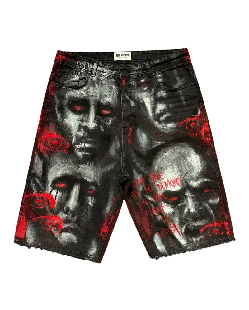 Y2K Harajuku Hip-hop Gothpunk Trendy Brand Oversized Washing Denim Shorts Men Summer Casual Street Loose Wide-leg Pants Women
Y2K Harajuku Hip-hop Gothpunk Trendy Brand Oversized Washing Denim Shorts Men Summer Casual Street Loose Wide-leg Pants Women