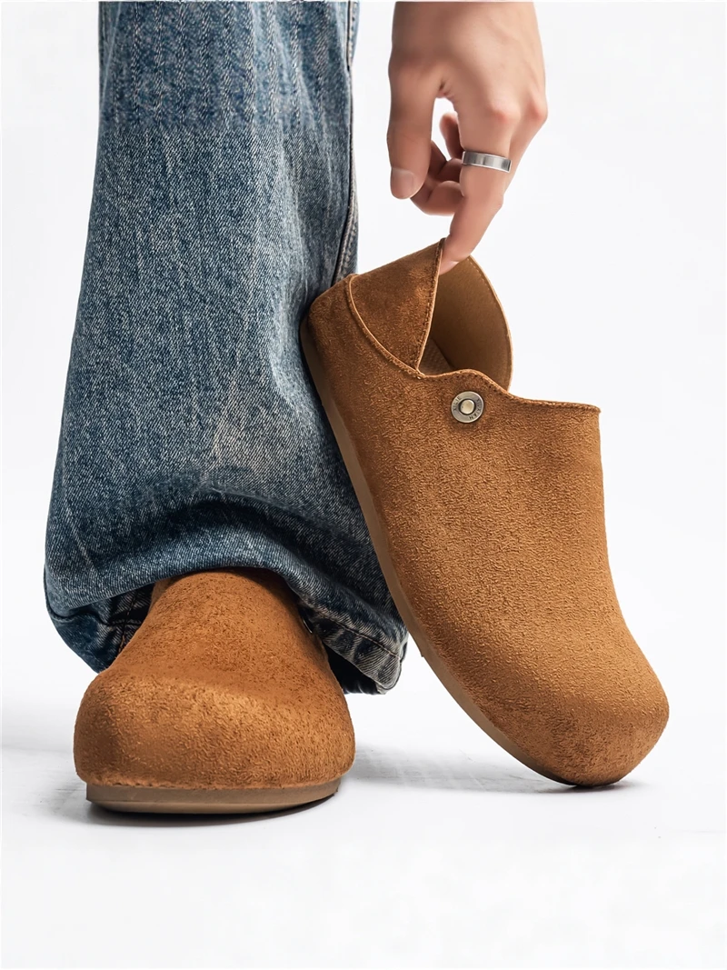 Men's Summer Anti-Slip Soft Bottom Casual Sports Board Shoes Retro Style One-Step on Trend Birkens for Youth Fashionable Flats
Men's Summer Anti-Slip Soft Bottom Casual Sports Board Shoes Retro Style One-Step on Trend Birkens for Youth Fashionable Flats