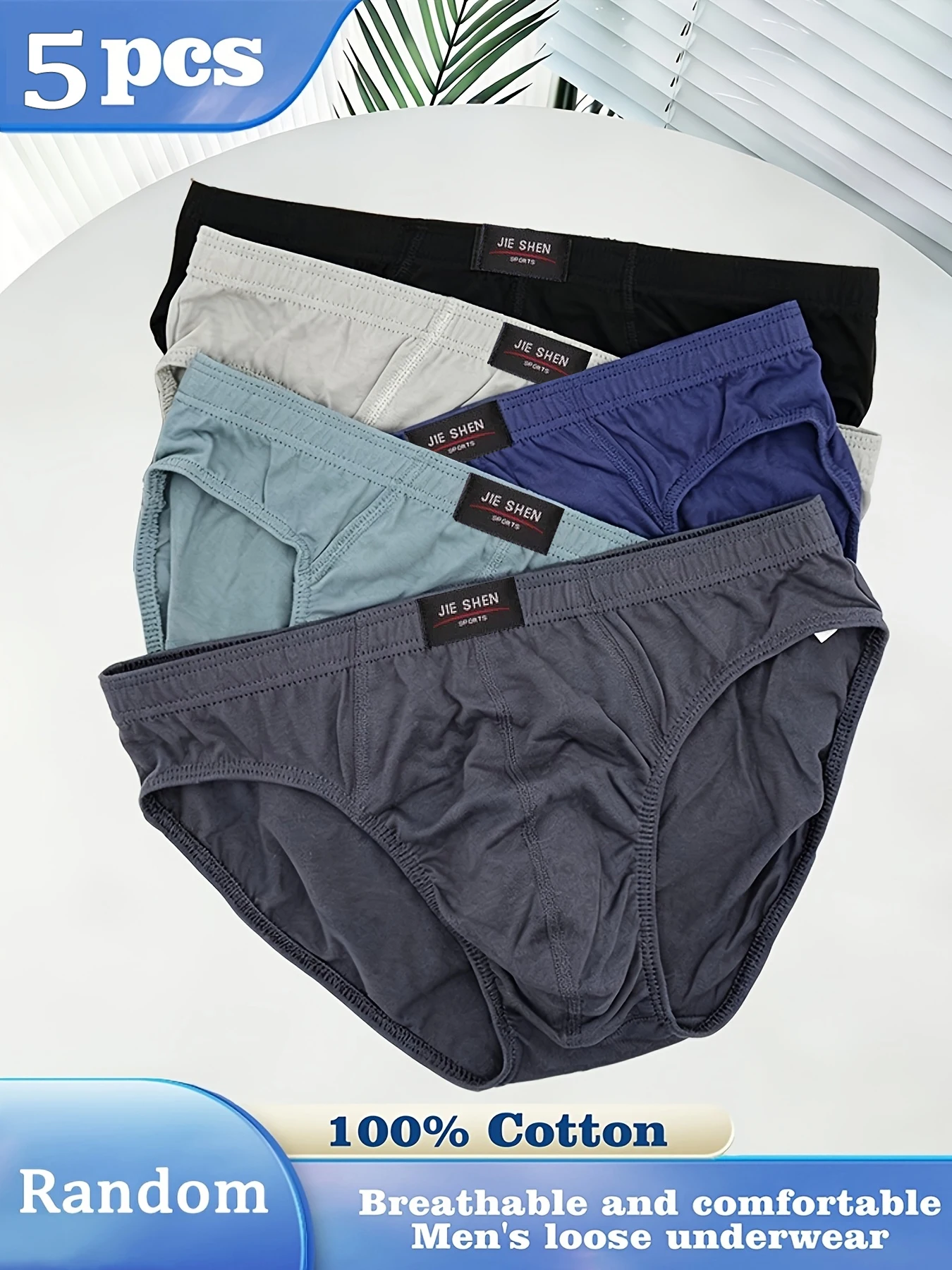 New 5Pcs/Lot Free Shipping Cheapest 100% Cotton Mens Briefs Plus Size Men Underwear Panties 3XL/4XL/5XL Men's Breathable Panties
New 5Pcs/Lot Free Shipping Cheapest 100% Cotton Mens Briefs Plus Size Men Underwear Panties 3XL/4XL/5XL Men's Breathable Panties