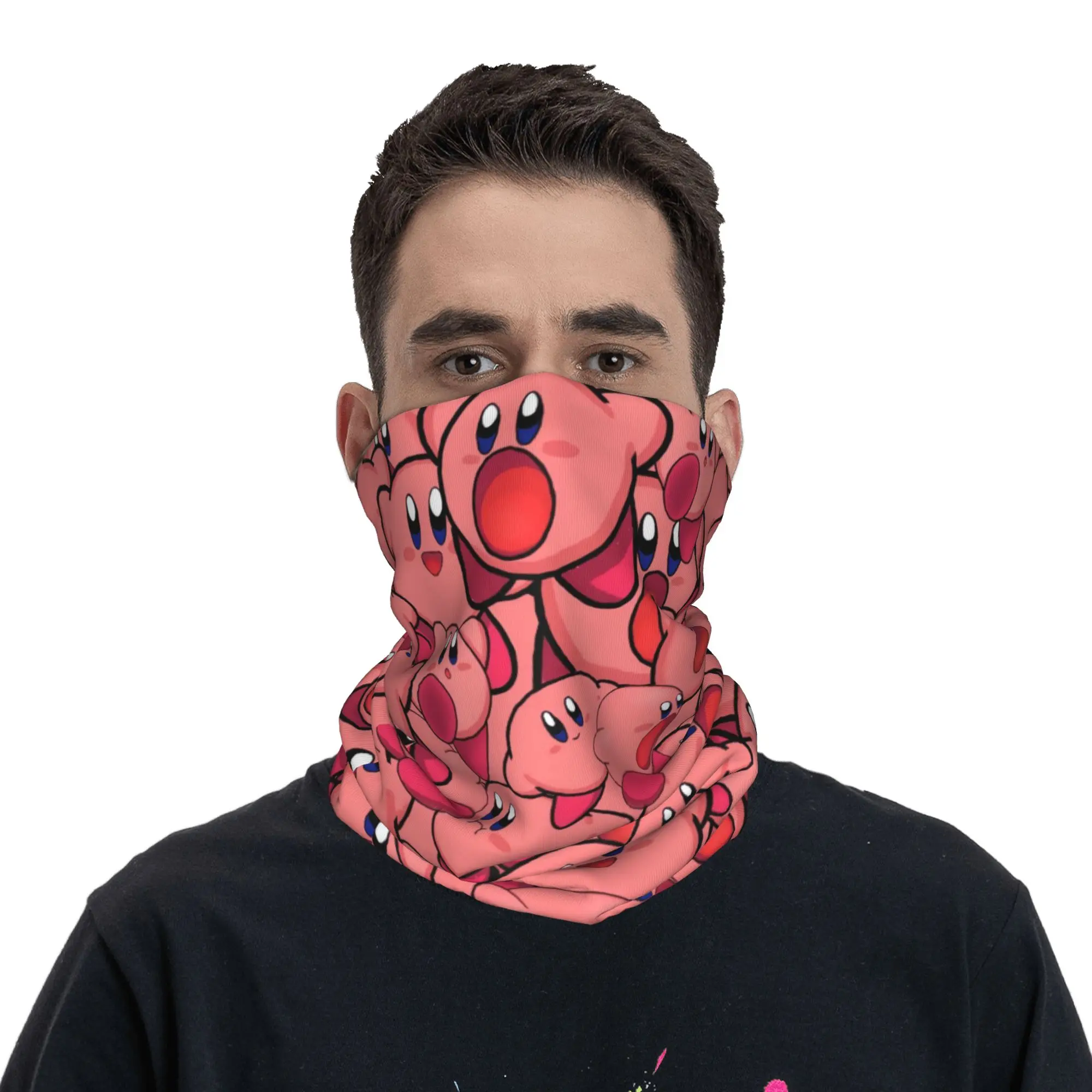 Japanese Game Cute Pink Star Kirbys Cartoon Bandana Neck Gaiter for Ski Cycling Women Men Wrap Scarf Headband Warmer
Japanese Game Cute Pink Star Kirbys Cartoon Bandana Neck Gaiter for Ski Cycling Women Men Wrap Scarf Headband Warmer