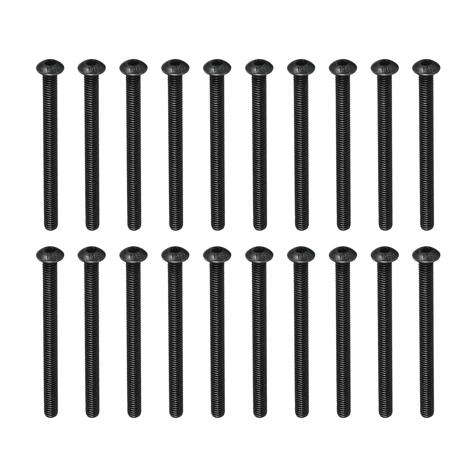 10-100pcs M2 M3 M4 Button Head Socket Cap Bolts Screw 10.9 Grade Alloy Steel Hex Socket Cap Screws for Car Bike Ship Accessories
10-100pcs M2 M3 M4 Button Head Socket Cap Bolts Screw 10.9 Grade Alloy Steel Hex Socket Cap Screws for Car Bike Ship Accessories