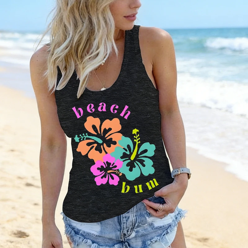 Ocean Beach Vintage Flower Graphic Tank Top Women Vacation Travel Style Racerback Tanks Fashion Sleeveless Tank Top Vest
Ocean Beach Vintage Flower Graphic Tank Top Women Vacation Travel Style Racerback Tanks Fashion Sleeveless Tank Top Vest